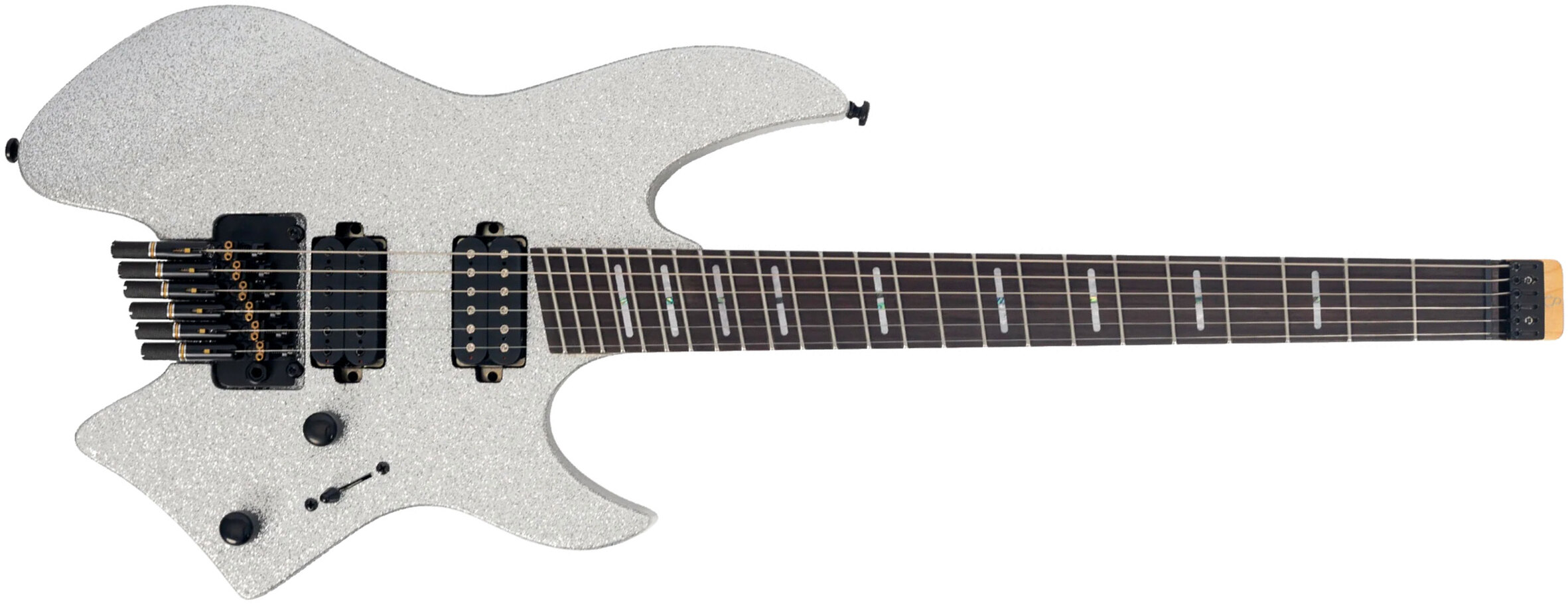 Sire Larry Carlton X6 Headless Multiscale 2h Trem Rw - Silver Sparkle - Guitare Électrique Multi-scale - Main picture