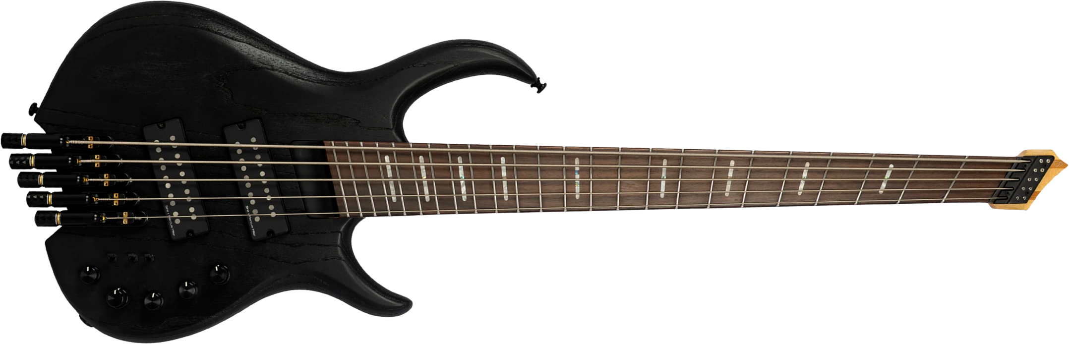 Sire Marcus Miller M6 Headless 5st Multiscale 5c Active Rw - Black - Basse Électrique Solid Body - Main picture
