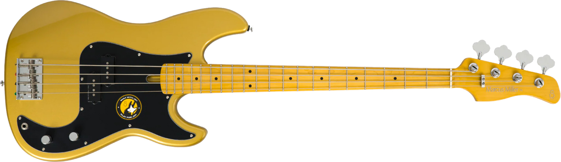 Sire Marcus Miller P5 Alder 4st Mn - Metallic Gold - Basse Électrique Solid Body - Main picture