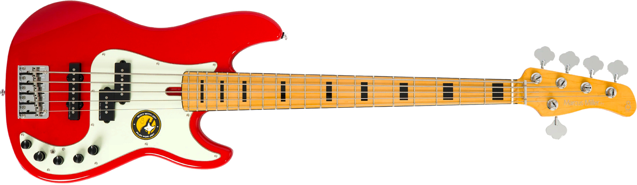 Sire Marcus Miller P7 Alder 5st 5c Active Mn - Dakota Red - Basse Électrique Solid Body - Main picture