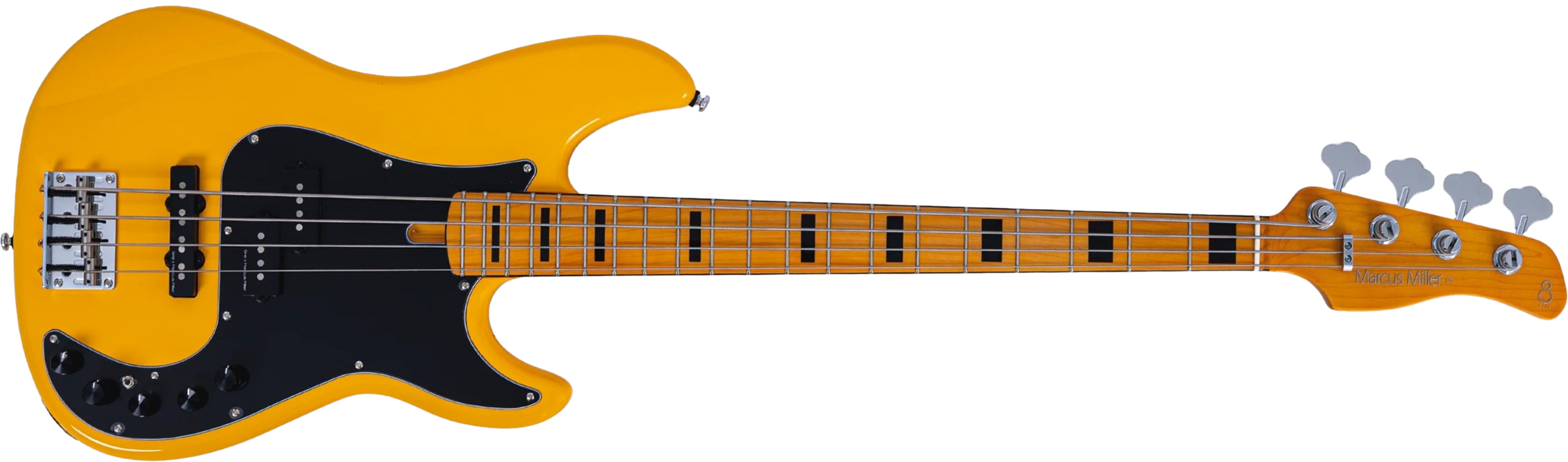 Sire Marcus Miller P7 New Gen 4st Active Mn - Sunshine Yellow - Basse Électrique Solid Body - Main picture