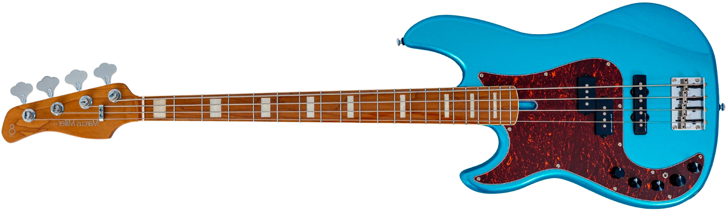 Sire Marcus Miller P7 New Gen 4st Lh Gaucher Active Mn - Tide Pool - Basse Électrique Solid Body - Main picture