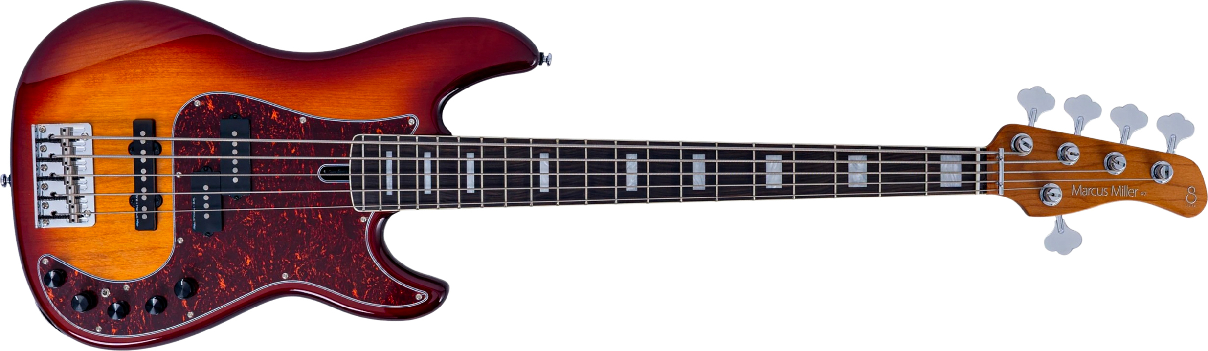 Sire Marcus Miller P7 New Gen 5st 5c Active Eb - Tobacco Sunburst - Basse Électrique Solid Body - Main picture
