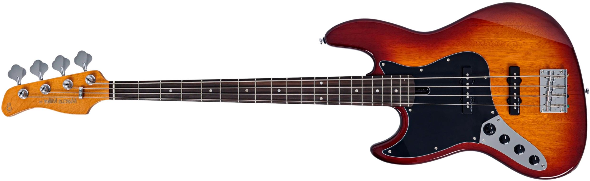 Sire Marcus Miller V3 New Gen 4st Lh Gaucher Active Rw - Tobacco Sunburst Satin - Basse Électrique Solid Body - Main picture