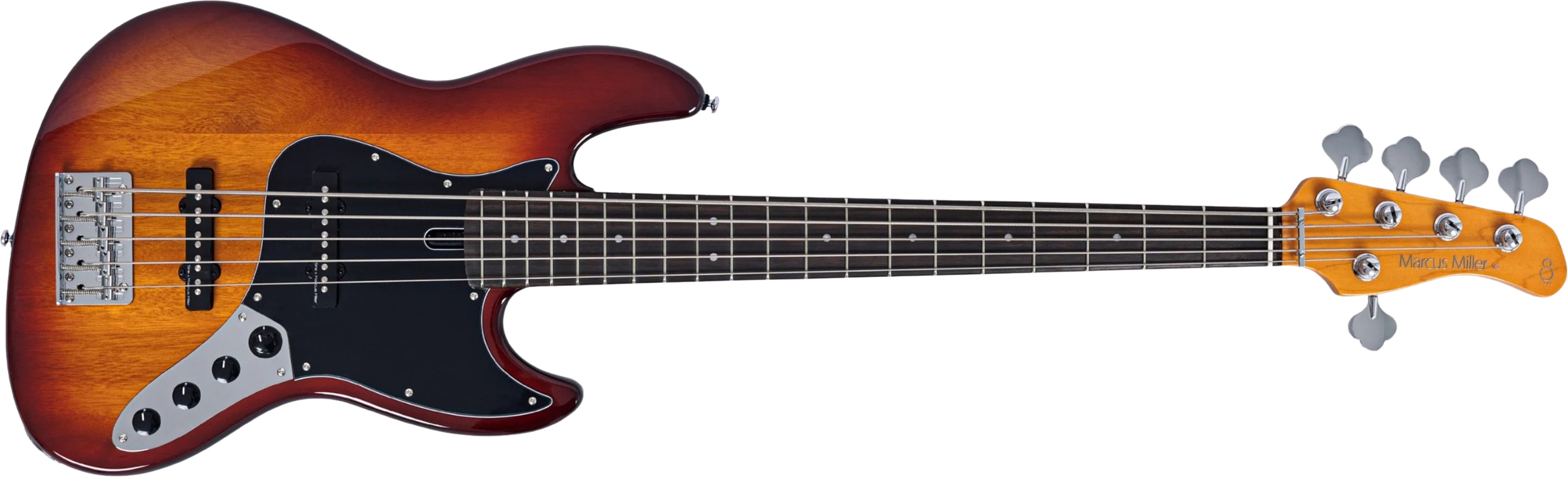 Sire Marcus Miller V3 New Gen 5st 5c Active Rw - Tobacco Sunburst - Basse Électrique Solid Body - Main picture