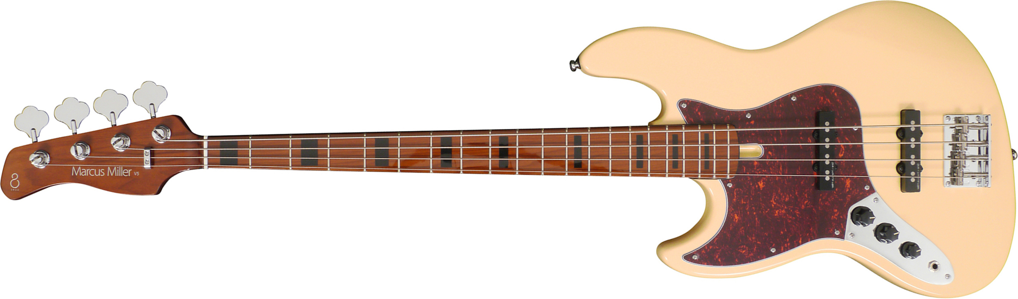 Sire Marcus Miller V5 4st Lh Gaucher Mn - Vintage White - Basse Électrique Solid Body - Main picture