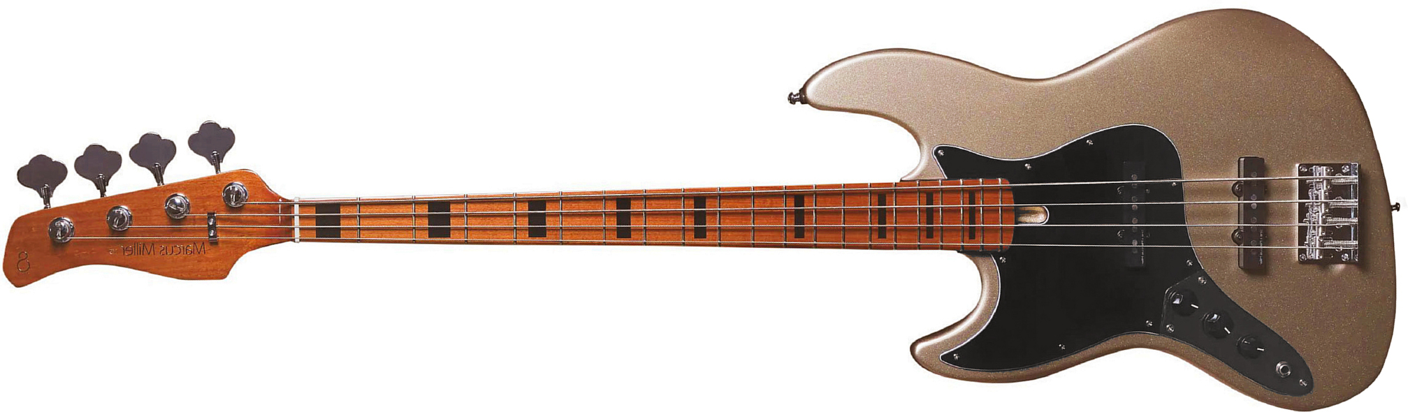 Sire Marcus Miller V5 4st Lh Gaucher Mn - Champagne Gold Metallic - Basse Électrique Solid Body - Main picture