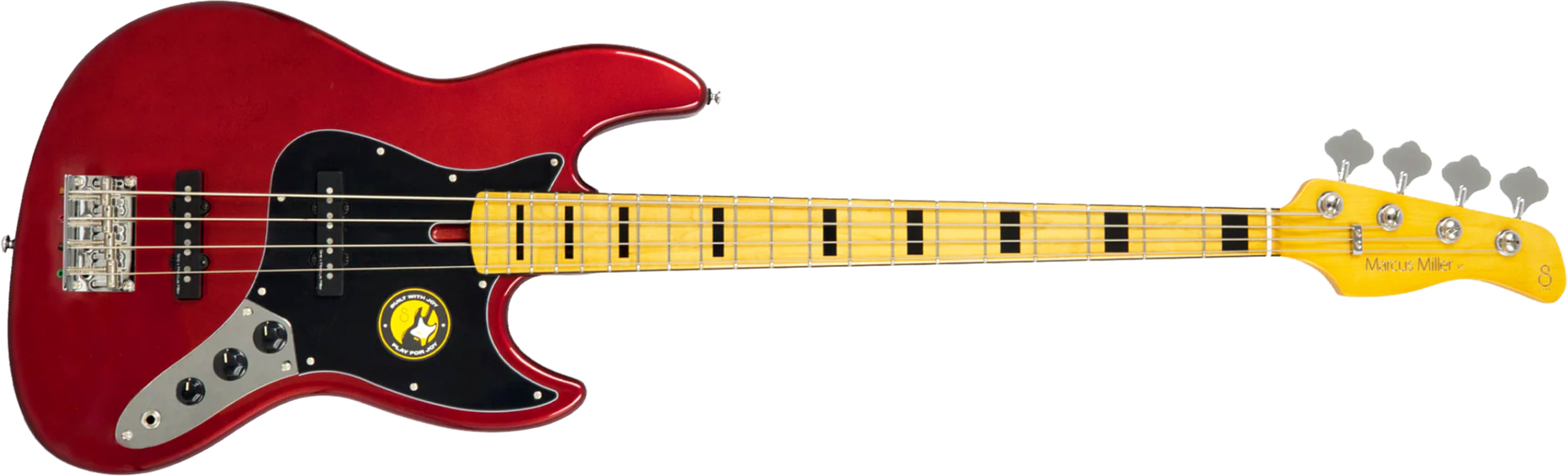 Sire Marcus Miller V5 Alder 4st Mn - Candy Apple Red - Basse Électrique Solid Body - Main picture