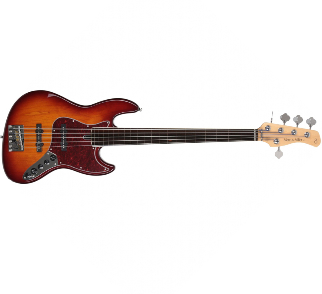 Sire Marcus Miller V7 Alder 5st Fretless 2nd Gen. 5c Eb Sans Housse - Tobacco Sunburst - Basse Électrique Solid Body - Main picture