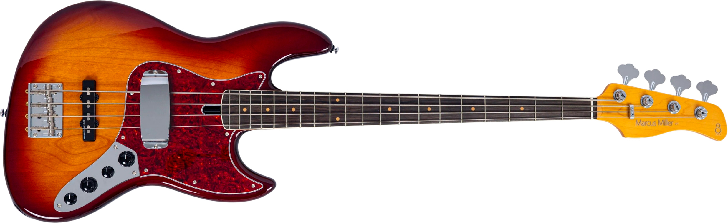Sire Marcus Miller V7 Vintage New Gen 4st 4c Active Eb - Tobacco Sunburst - Basse Électrique Solid Body - Main picture