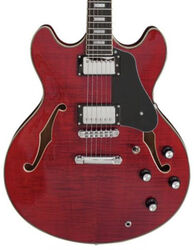 Guitare électrique 1/2 caisse Sire Larry Carlton H7 - See through red