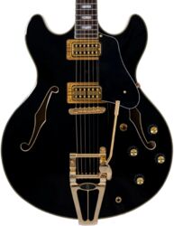 Guitare électrique 1/2 caisse Sire Larry Carlton H7T - black