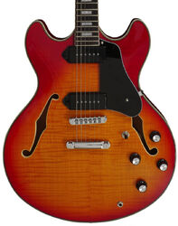 Guitare électrique 1/2 caisse Sire Larry Carlton H7V - Cherry sunburst