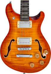 Guitare électrique 1/2 caisse Sire Larry Carlton Q7 Hollow - amber burst
