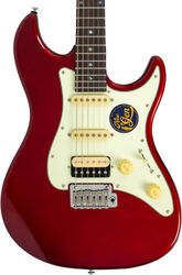 Guitare électrique forme str Sire Larry Carlton S7 HSS New Gen - Candy apple red