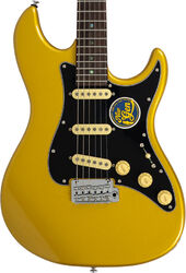 Guitare électrique forme str Sire Larry Carlton S7 New Gen - Metallic gold