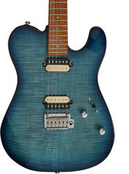 Guitare électrique forme tel Sire Larry Carlton T7 FM - Trans blue