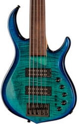 Basse électrique solid body Sire Marcus Miller M5 Fretless 5ST 5-String - transparent blue