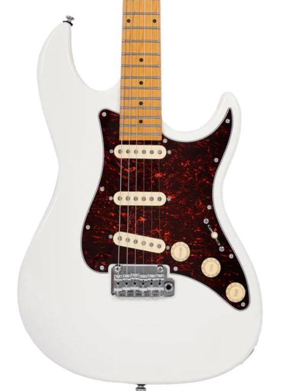 Guitare électrique forme str Sire Larry Carlton S5 - Olympic white
