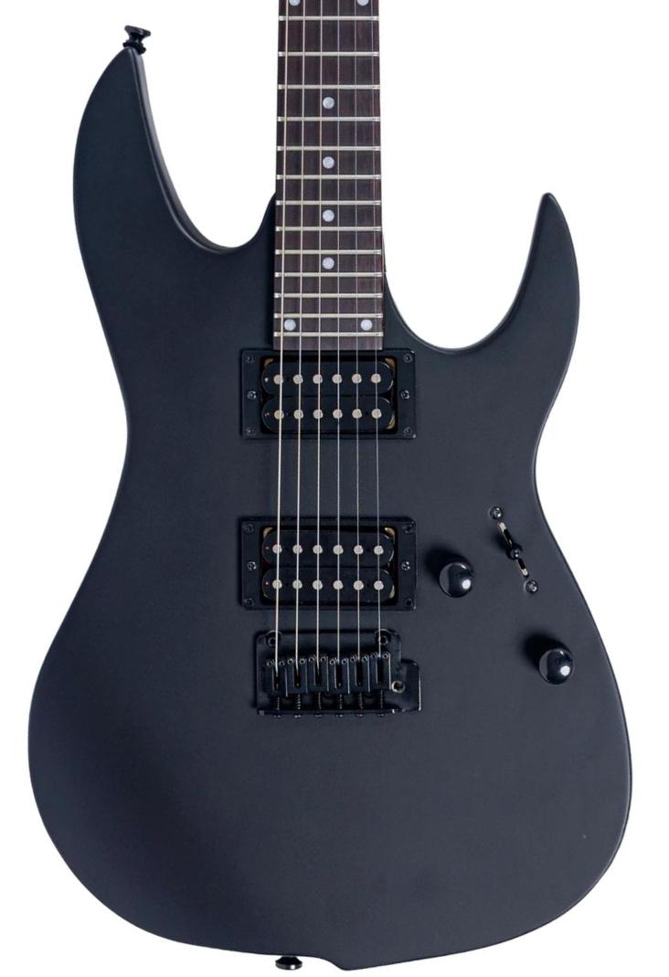 Guitare électrique forme str Sire Larry Calrton X1 - black satin
