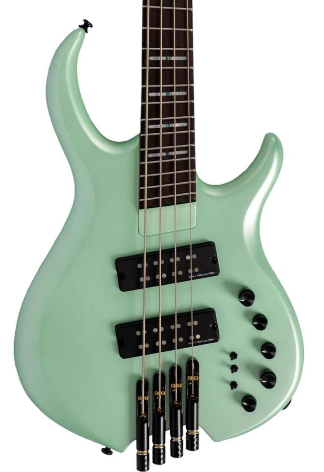 Basse électrique solid body Sire Marcus Miller M6 Headless 4ST - Surf Green Metallic
