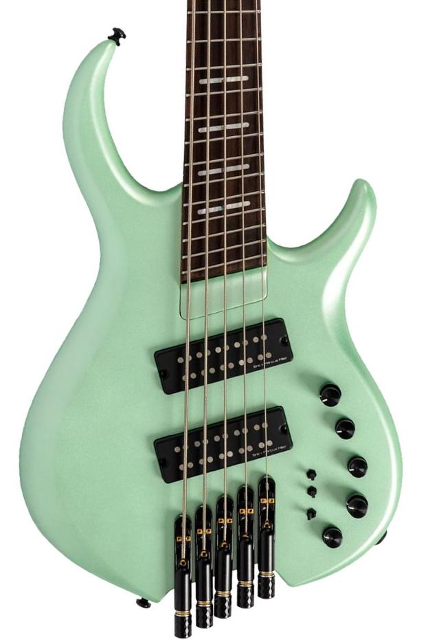 Basse électrique solid body Sire Marcus Miller M6 Headless 5ST 5-String - Surf Green Metallic Satin