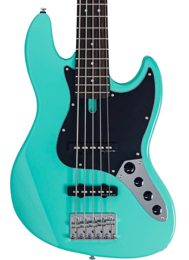 Basse électrique solid body Sire Marcus Miller V3 New Gen (5-String) - Mild Green