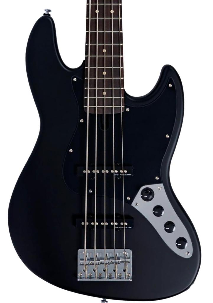 Basse électrique solid body Sire Marcus Miller V3 New Gen (5-String) - black satin