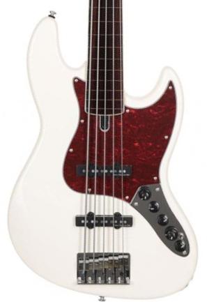 Basse électrique solid body Sire Marcus Miller V7 Alder 5ST Fretless 5-String (2nd Gen) - Antique white