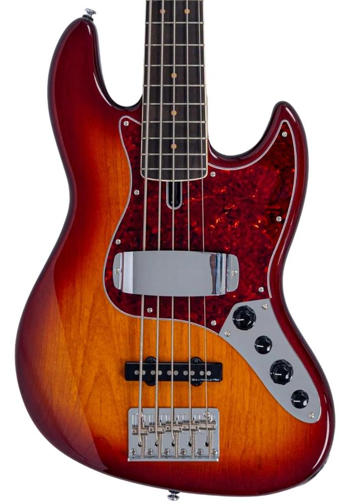 Basse électrique solid body Sire Marcus Miller V7 Vintage New Gen (5-String) - tobacco sunburst