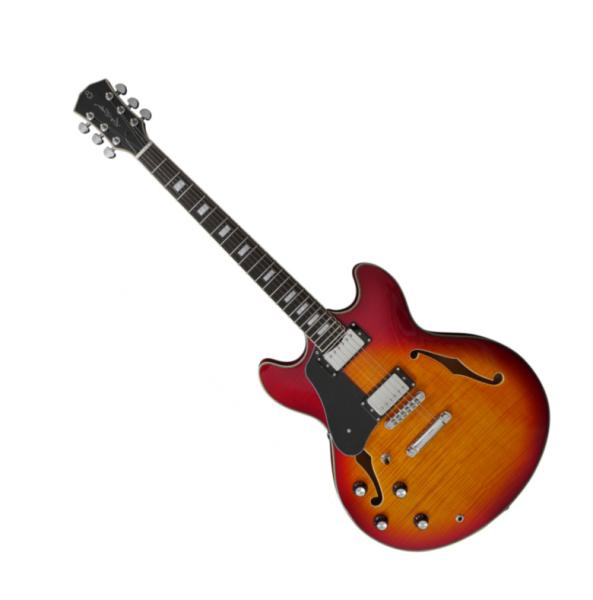 Sire Larry Carlton H7 LH - cherry sunburst Semi-hollow electric guitar
