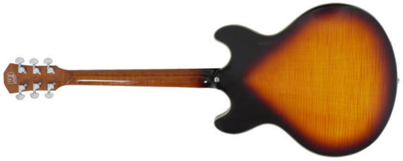 Sire Larry Carlton H7 Signature Ht Hh Eb - Vintage Sunburst - Guitare Électrique 1/2 Caisse - Variation 2