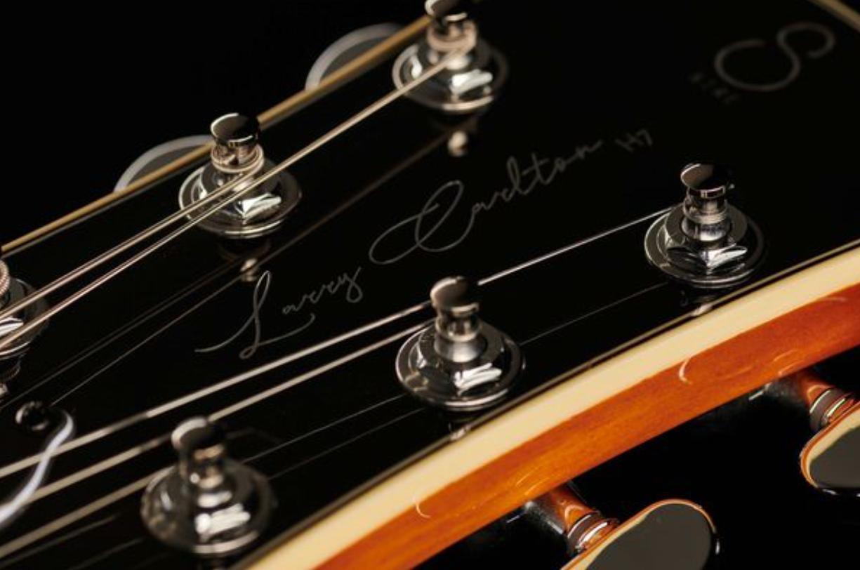 Sire Larry Carlton H7v Signature 2s P90 Ht Eb - Vintage Sunburst - Guitare Électrique 1/2 Caisse - Variation 6