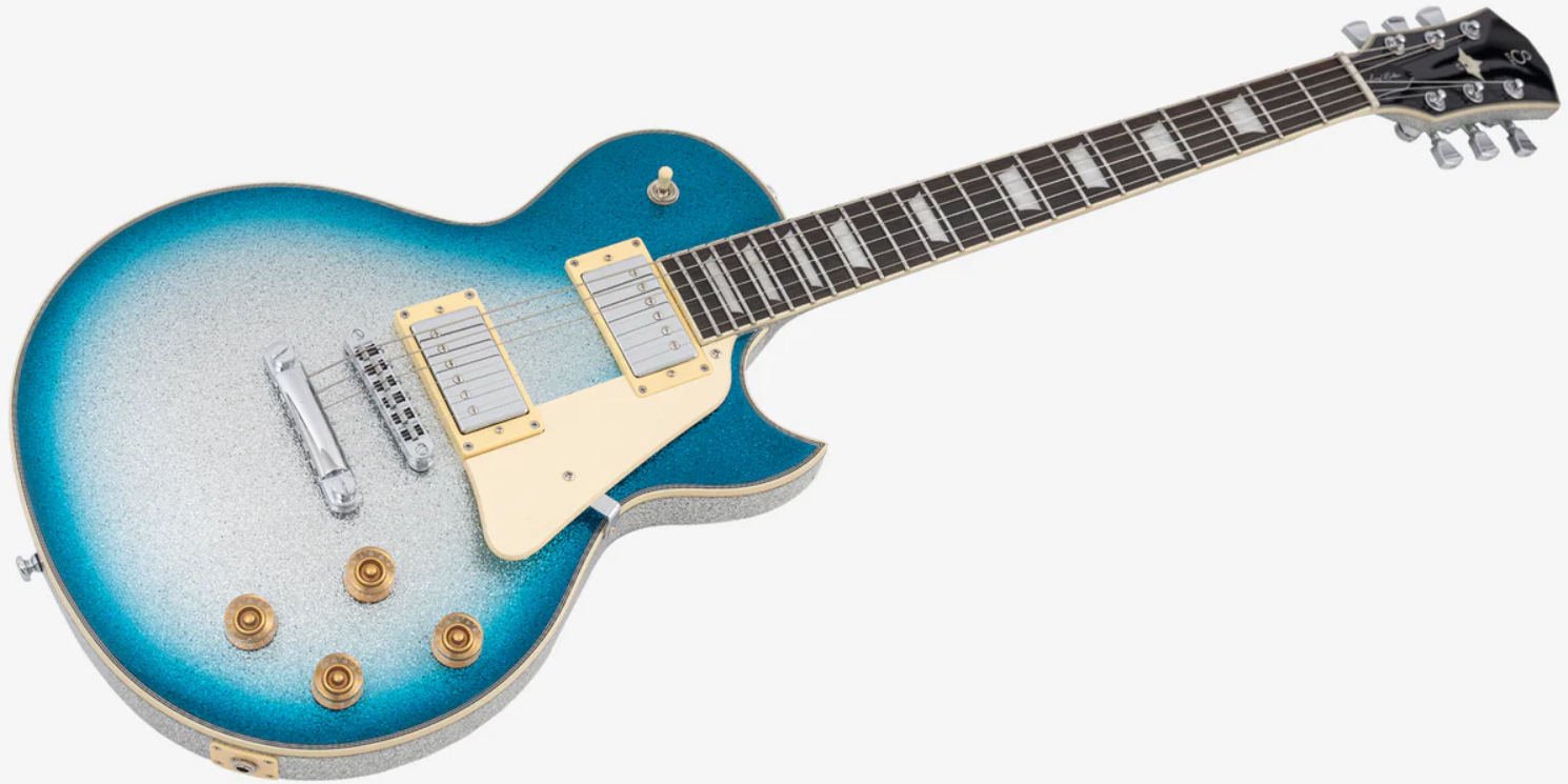 Sire Larry Carlton L7 Lh Gaucher New Gen 2h Ht Eb - Skyburst Sparkle - Guitare Électrique Single Cut - Variation 2