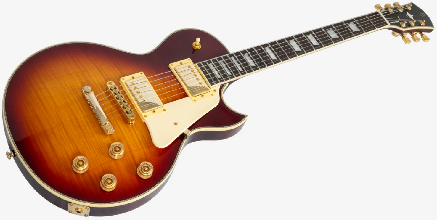 Sire Larry Carlton L7 Lh Gaucher New Gen 2h Ht Eb - Tobacco Sunburst - Guitare Électrique Single Cut - Variation 2