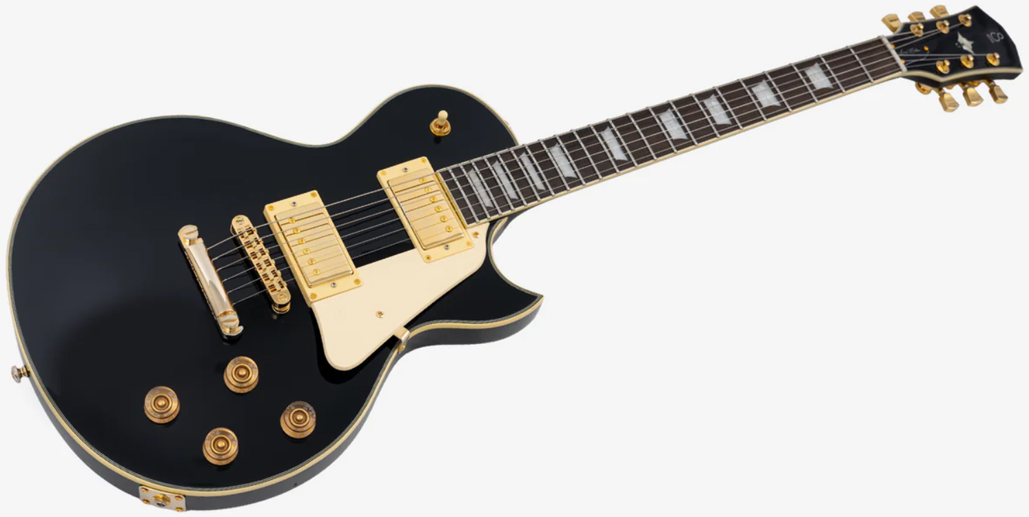 Sire Larry Carlton L7 Lh Gaucher New Gen 2h Ht Eb - Black - Guitare Électrique Single Cut - Variation 2