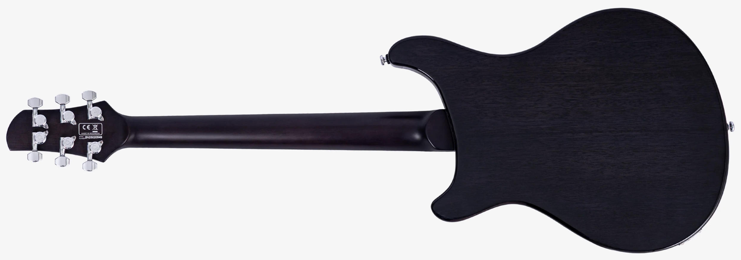 Sire Larry Carlton Q7 Hollow 2h Ht Eb - Transparent Black - Guitare Électrique 1/2 Caisse - Variation 1