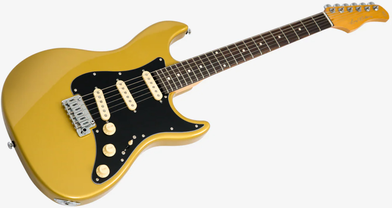 Sire Larry Carlton S3 New Gen 3s Trem Rw - Metallic Gold - Guitare Électrique Forme Str - Variation 2