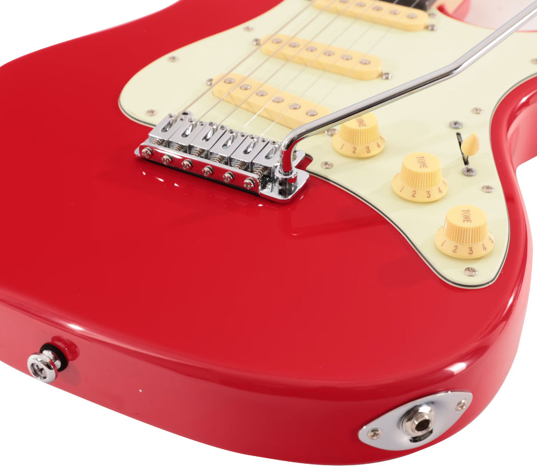 Sire Larry Carlton S3 Sss Signature 3s Trem Rw - Dakota Red - Guitare Électrique Forme Str - Variation 4