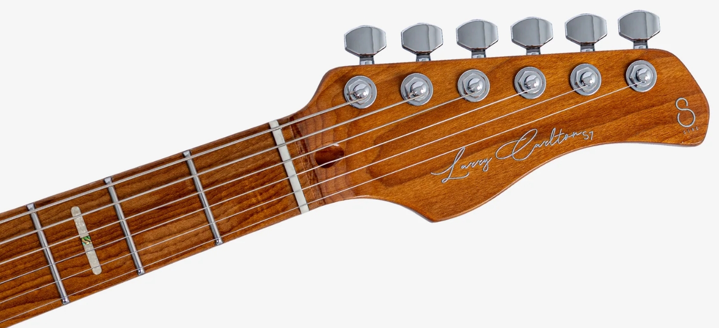 Sire Larry Carlton S7 Ash Top 3s Trem Mn - Amber Burst - Guitare Électrique Forme Str - Variation 3