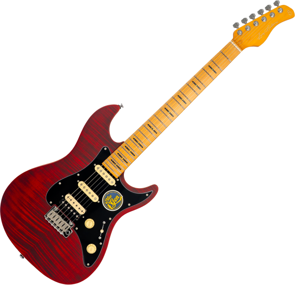 Sire Larry Carlton S7 FM New Gen - see through red Str shape