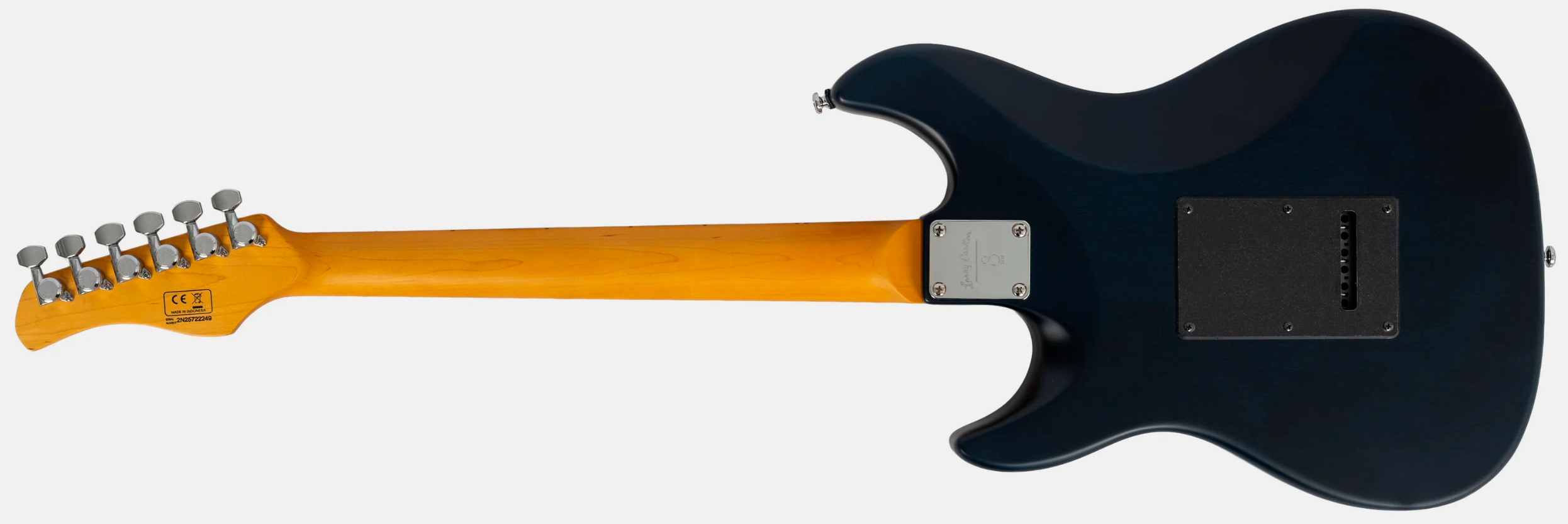 Sire Larry Carlton S7 Fm New Gen Hss Trem Rw - Transparent Black Satin - Guitare Électrique Forme Str - Variation 1