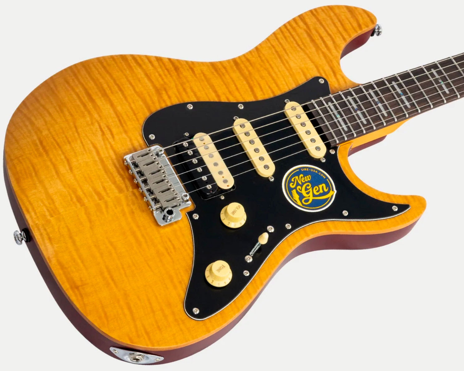 Sire Larry Carlton S7 Fm New Gen Hss Trem Rw - Natural Satin - Guitare Électrique Forme Str - Variation 2