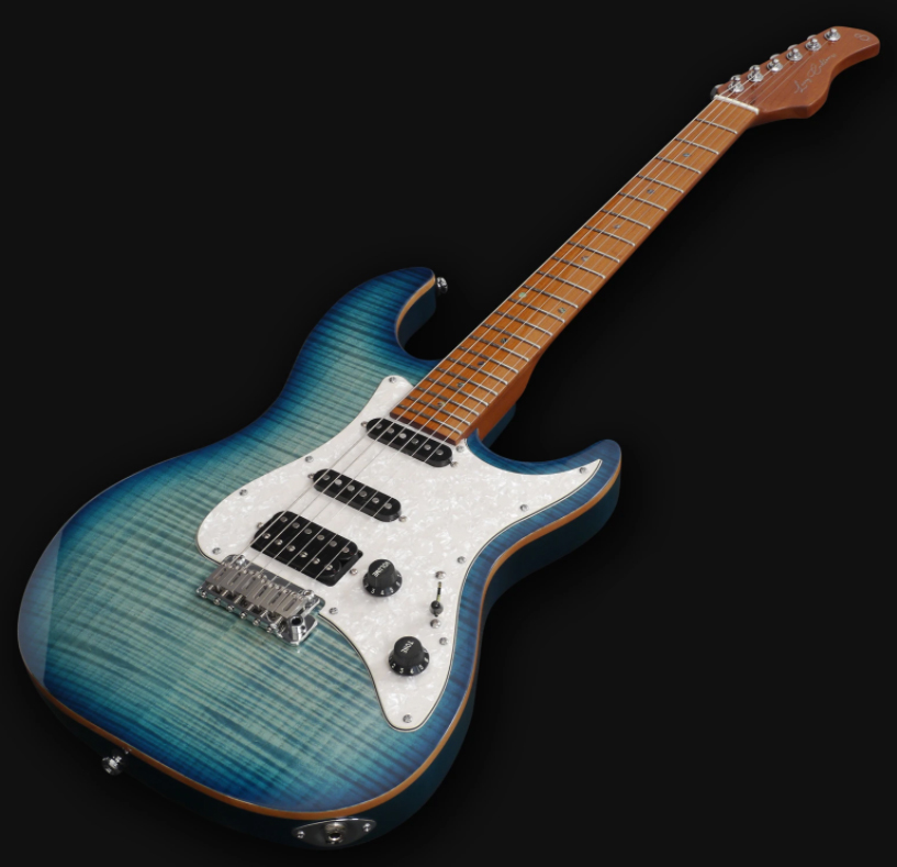 Sire Larry Carlton S7 Fm Signature Hss Trem Mn - Trans Blue - Guitare Électrique Forme Str - Variation 1