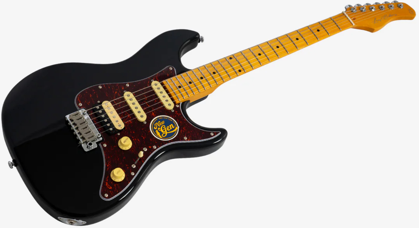 Sire Larry Carlton S7 Hss Lh Gaucher New Gen Trem Mn - Black - Guitare Électrique Forme Str - Variation 2