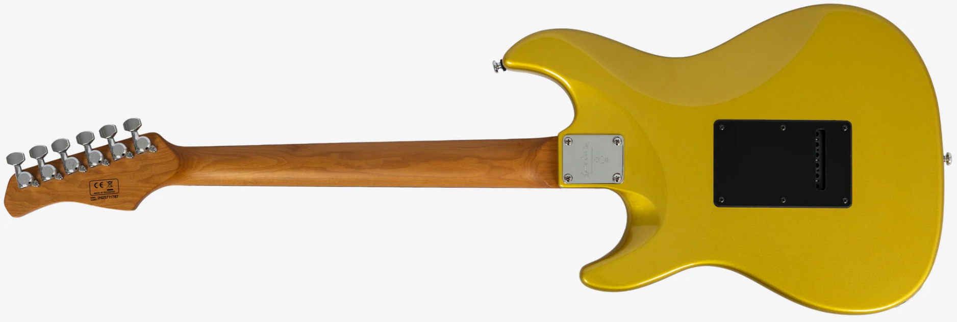 Sire Larry Carlton S7 Hss Lh Gaucher New Gen Trem Rw - Metallic Gold - Guitare Électrique Forme Str - Variation 1