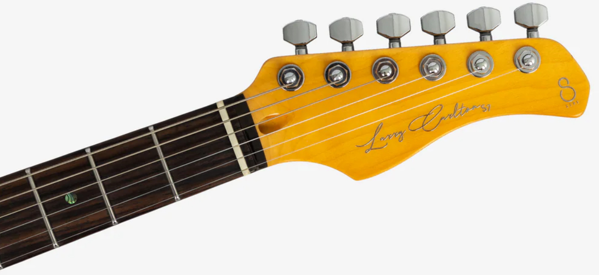 Sire Larry Carlton S7 Lh Gaucher New Gen 3s Trem Rw - Black - Guitare Électrique Forme Str - Variation 3