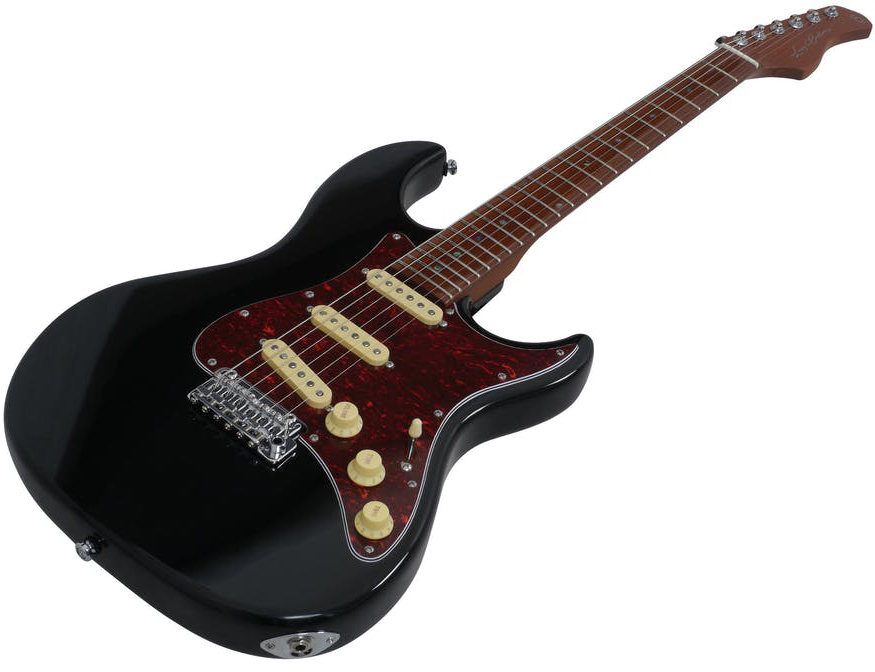 Sire Larry Carlton S7 Vintage Lh Signature Gaucher 3s Trem Mn - Black - Guitare Électrique Gaucher - Variation 2