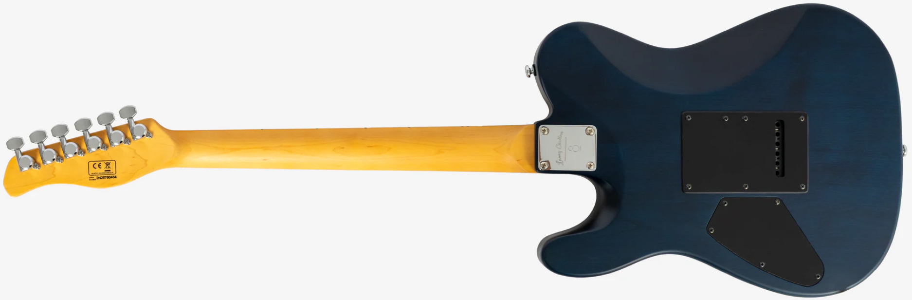 Sire Larry Carlton T7 Fm New Gen 2h Trem Mn - Transparent Blue - Guitare Électrique Forme Tel - Variation 1