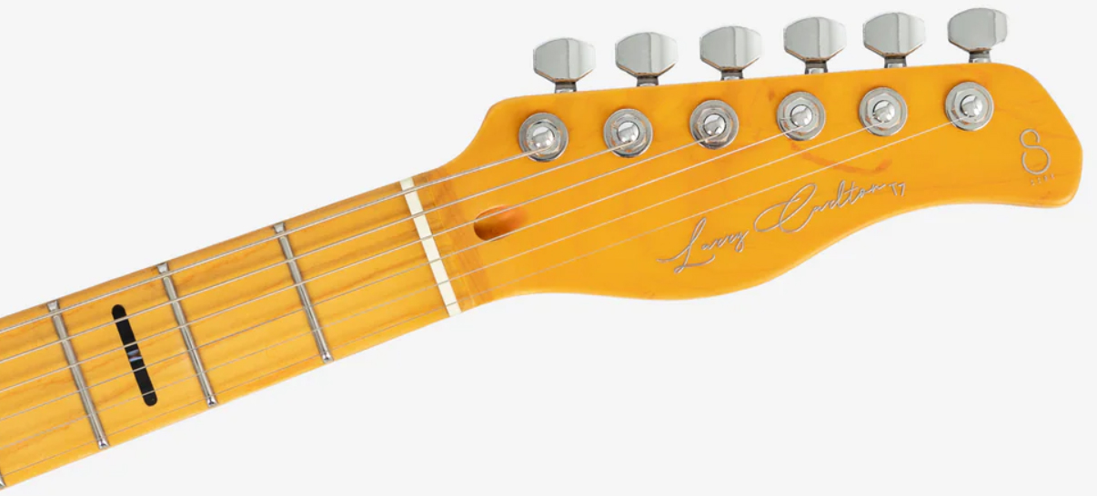 Sire Larry Carlton T7 Fm New Gen 2h Trem Mn - Transparent Blue - Guitare Électrique Forme Tel - Variation 3